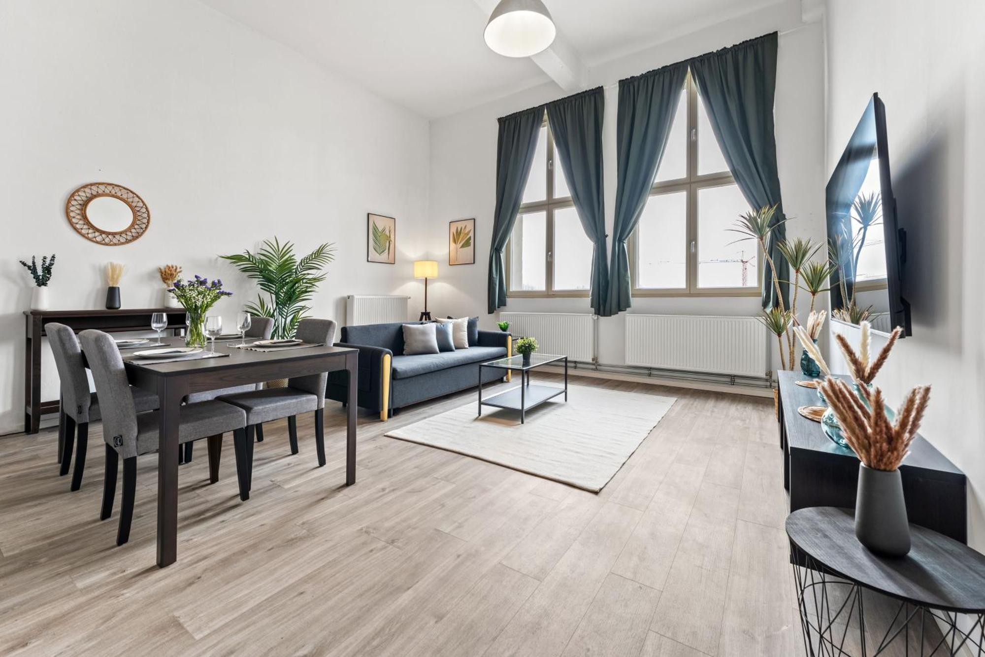 Mint Apartment Ueber Der Stadt Parken Kueche Wifi Berlín Exterior foto