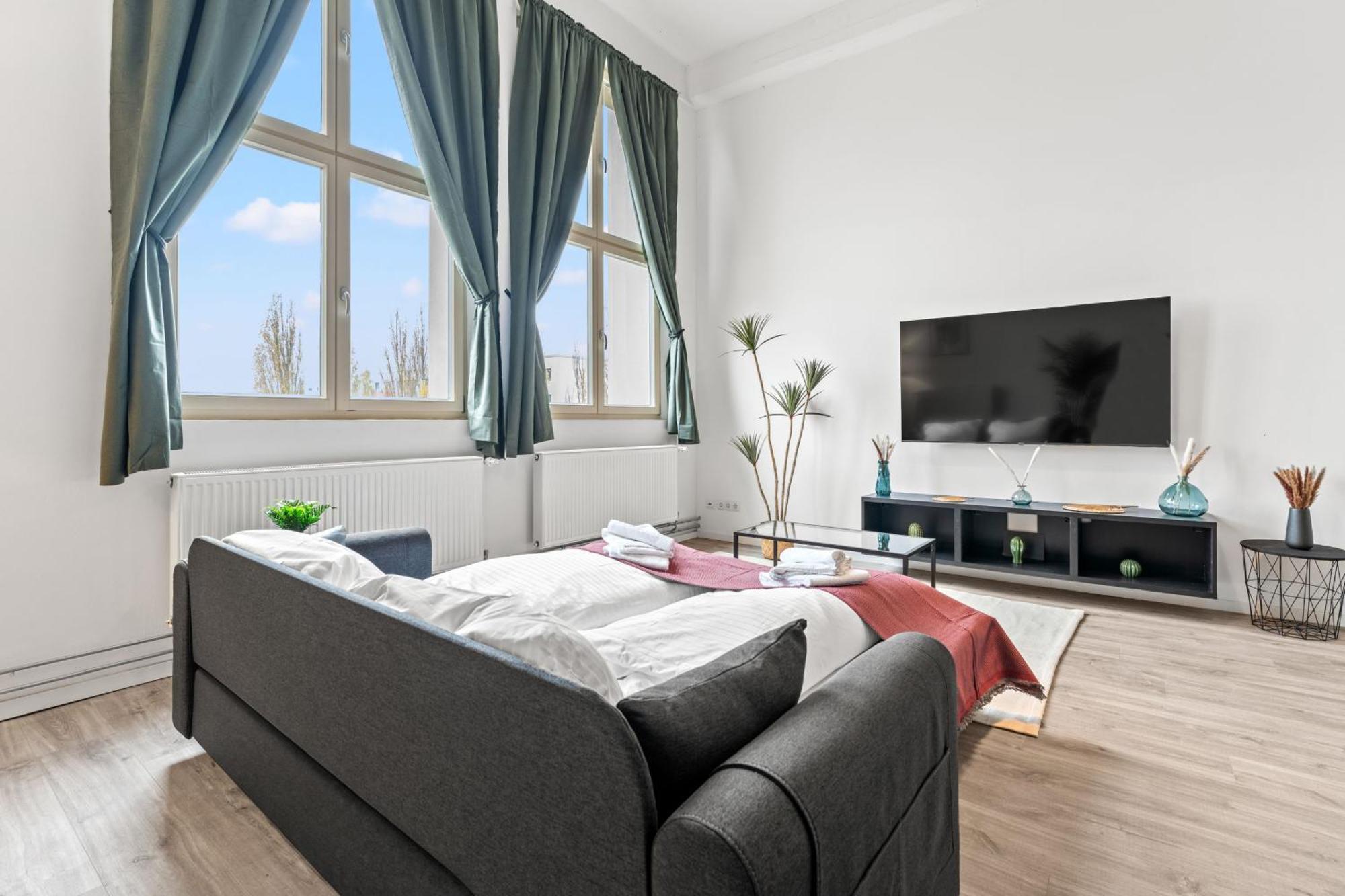 Mint Apartment Ueber Der Stadt Parken Kueche Wifi Berlín Exterior foto